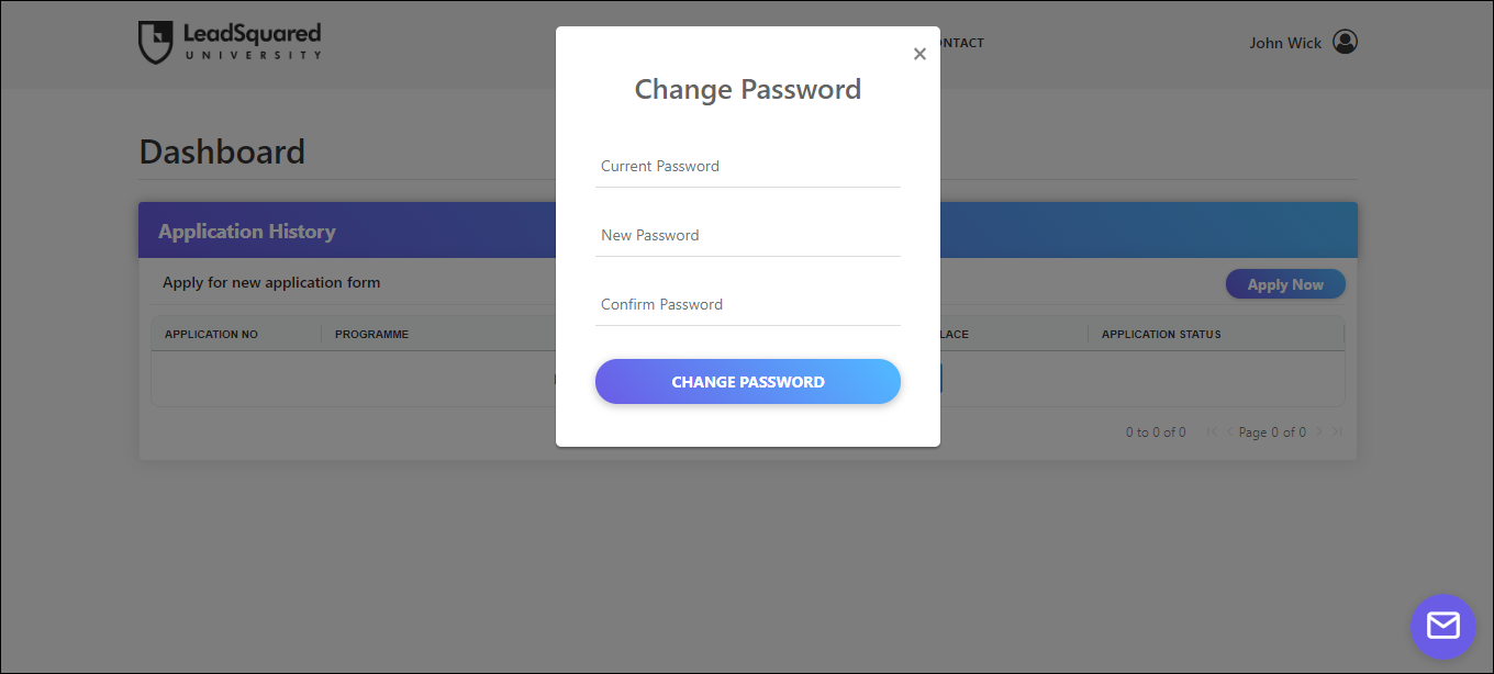 change password API