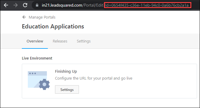 LeadSquared portal API